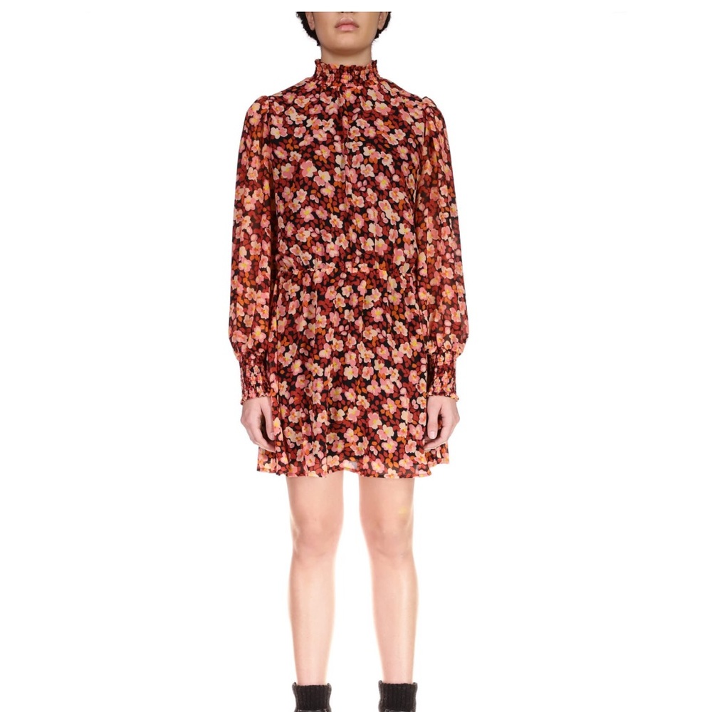 Sanctuary Blouson Floral Mini Dress